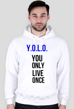 Bluza z kapturem "YOLO"