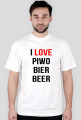 koszulka I LOVE PIWO BIER BEER