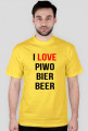 koszulka I LOVE PIWO BIER BEER