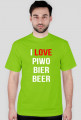 koszulka I LOVE PIWO BIER BEER