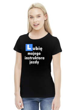 Lubię mojego instrukora Damska czarna