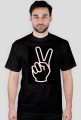 koszulka męska peace hand