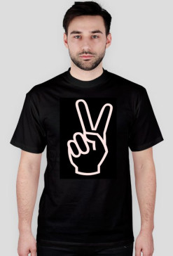 koszulka męska peace hand