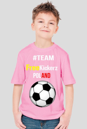 Koszulka Dziecieca Team Freekickerz Poland + soccer ball(Tomek 11)