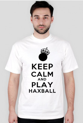 Keep Calm And Play Haxball - biała