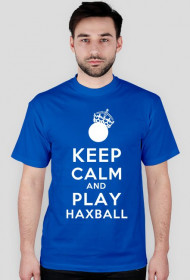 Keep Calm And Play Haxball - niebieska