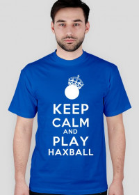 Keep Calm And Play Haxball - niebieska