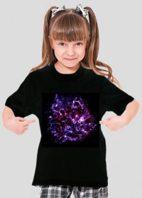 Galaxy koszulka dziewczęca