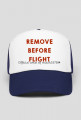 CZAPKA REMOVE BEFORE FLIGHT ✈