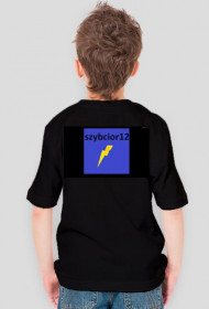 koszulka z logo kanału szybcior 12 wersja męska