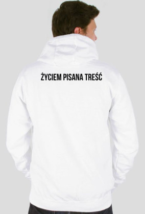 Bluza z kapturem Ence "Życiem Pisana Treść"
