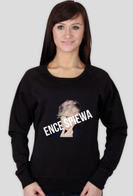 Bluza z dekoltem Ence "Życiem Pisana Treść"