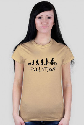 Evolution - koszulka damska dla rowerzysty
