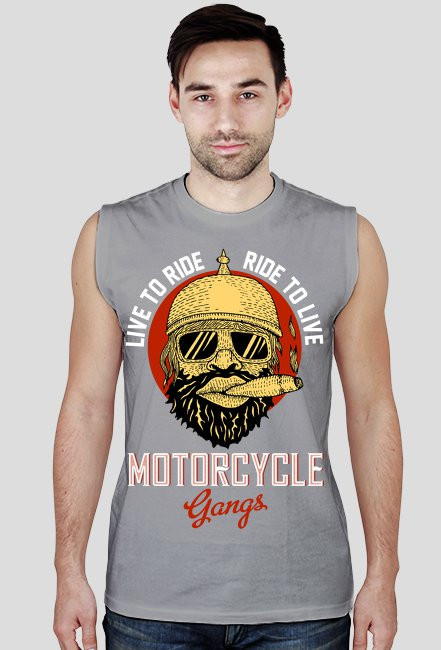 Motorcycle gang white