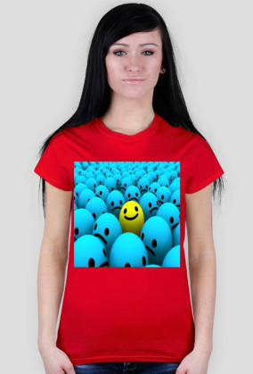 koszulka smile damska