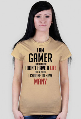 I AM GAMER - Damska - Wszystkie wersje kolorystyczne