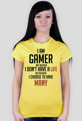 I AM GAMER - Damska - Wszystkie wersje kolorystyczne