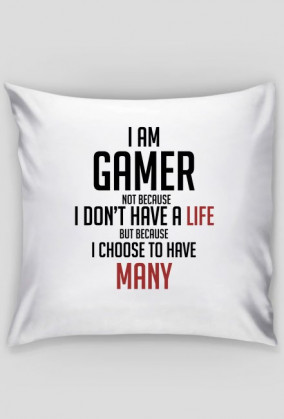I AM GAMER - Poduszka