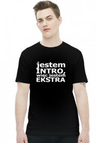 Koszulka Introwertyk - Jestem intro, więc jestem ekstra (różne kolory)