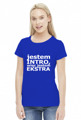 Koszulka Introwertyk - Jestem intro, więc jestem ekstra (różne kolory)