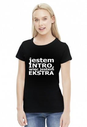 Koszulka Introwertyk - Jestem intro, więc jestem ekstra (różne kolory)