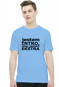 Koszulka Introwertyk - Jestem intro, więc jestem ekstra (różne kolory)
