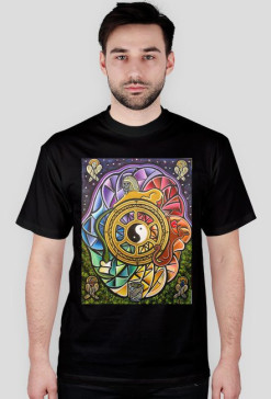 Koszulka - magiczna mandala