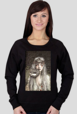 Sweter - wiedźma z maską