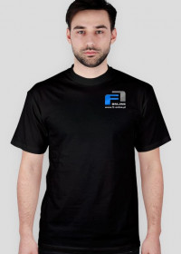 Koszulka, czarna, małe logo 2