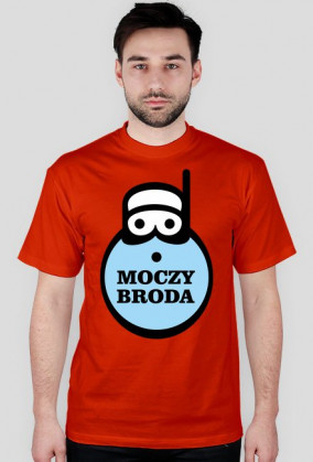 koszulka moczy broda