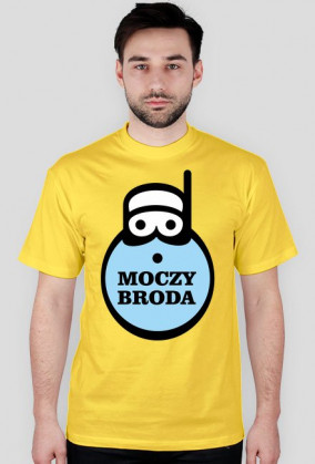 koszulka moczy broda