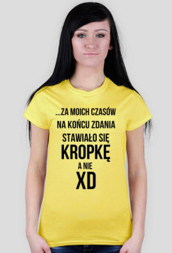 XD - biały t-shirt damski