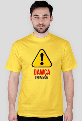 Śmieszna Koszulka "Dawca orgazmów"