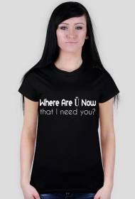 Where Are Ü Now  - koszulka