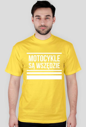 Koszulka motocykle są wszędzie