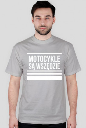 Koszulka motocykle są wszędzie