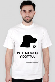 NIE KUPUJ ADOPTUJ KOSZULKA MĘSKA