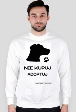 NIE KUPUJ ADOPTUJ BLUZA MĘSKA