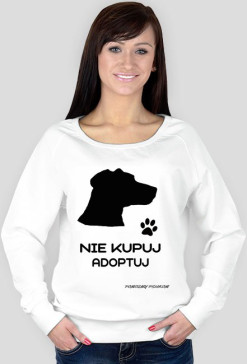 NIE KUPUJ ADOPTUJ BLUZA DAMSKA