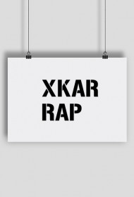 PLAKAT - XKAR RAP