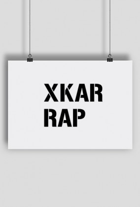 PLAKAT - XKAR RAP