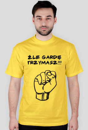 źle gardę trzymasz..
