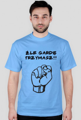 źle gardę trzymasz..