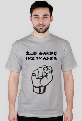 źle gardę trzymasz..