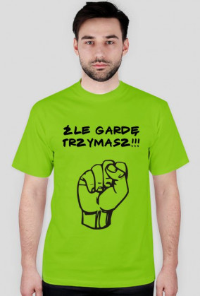 źle gardę trzymasz..