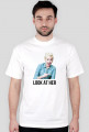 Koszulka "LOOK AT HER" z Miley Cyrus