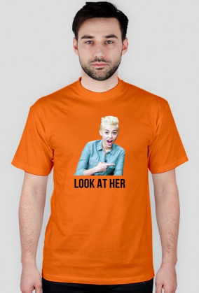 Koszulka "LOOK AT HER" z Miley Cyrus