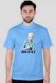 Koszulka "LOOK AT HER" z Miley Cyrus