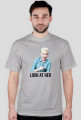 Koszulka "LOOK AT HER" z Miley Cyrus
