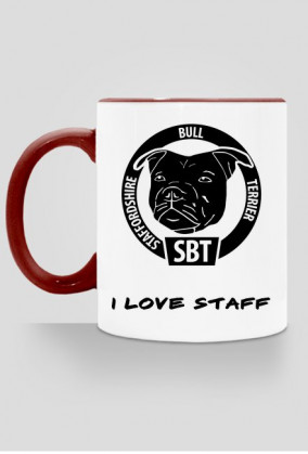 I Love Staff - kubek kolor